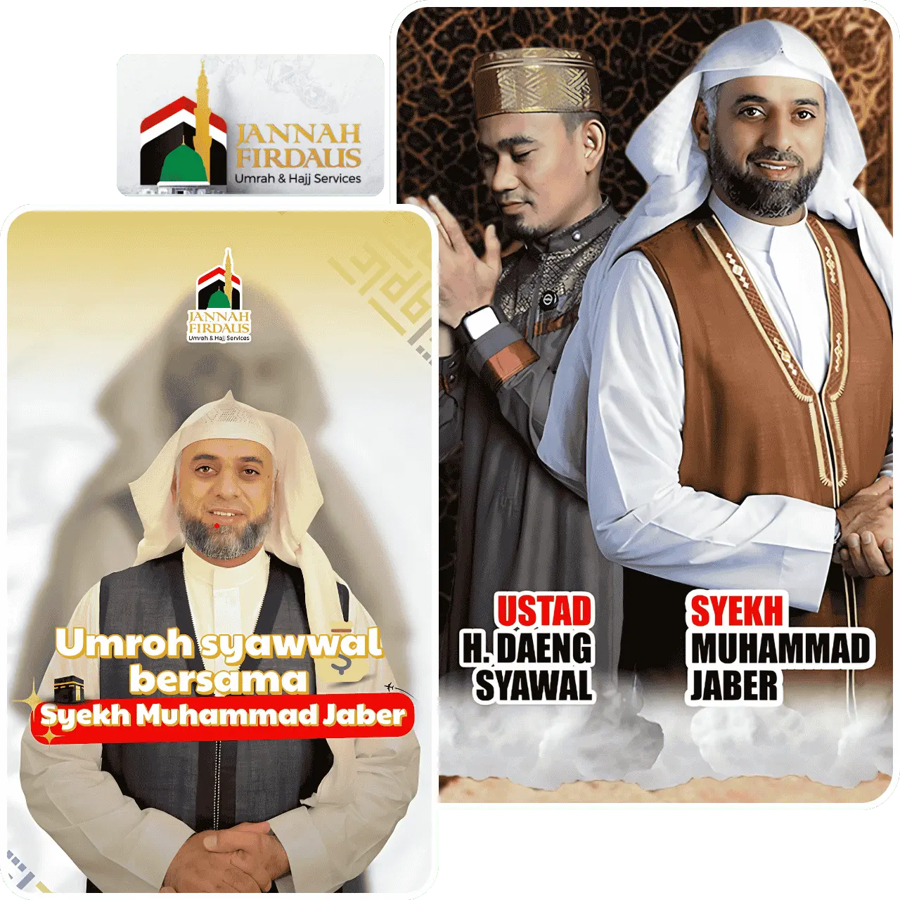 Syekh Muhammad Jaber bersama Jannah Firdaus Travel Umroh & Haji Syekh Muhammad Jaber bersama Jannah Firdaus Travel Umroh & Haji