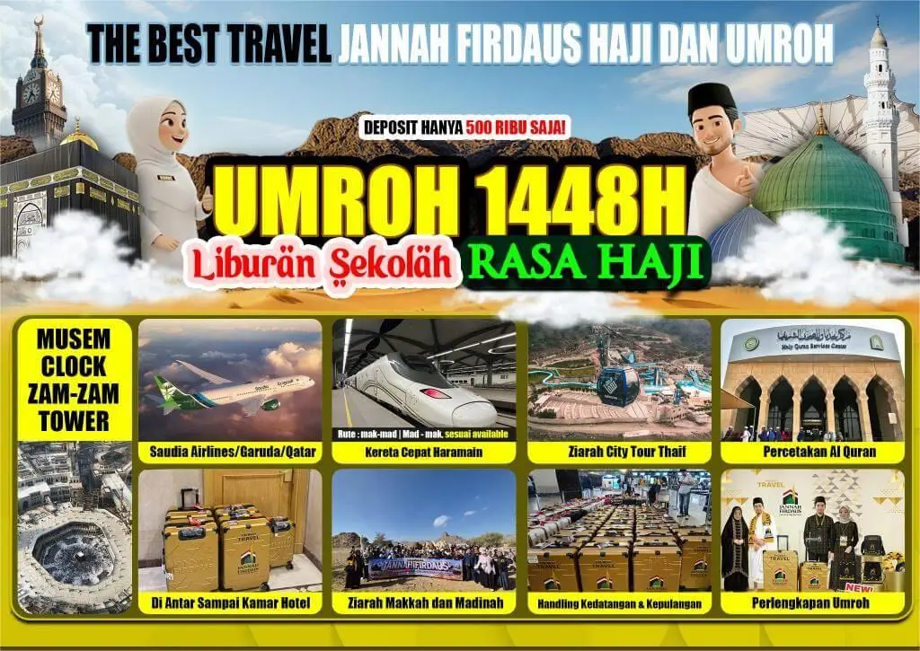 Program Umroh Bintang 5 1448 Hijriah bersama Jannah Firdaus