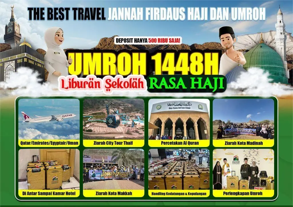Umroh 2026 harga Hemat Jannah Firdaus