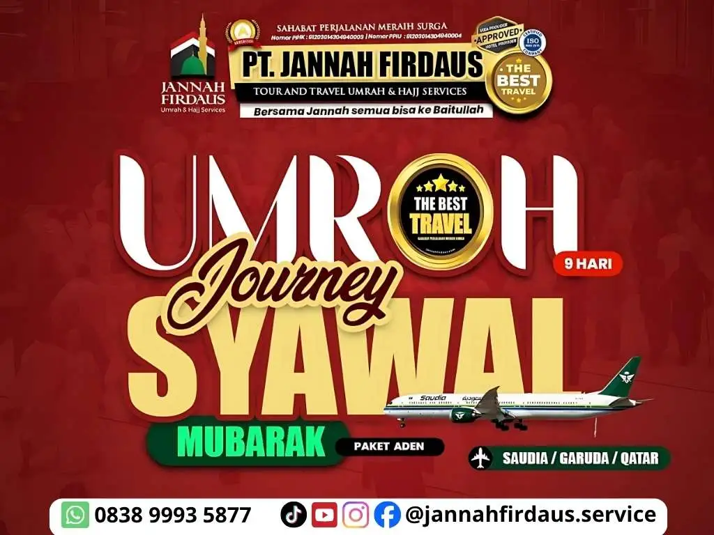 Paket Umroh Bulan Syawal 2026 Fasilitas Premium Paket Umroh Bulan Syawal 2026 Fasilitas Premium