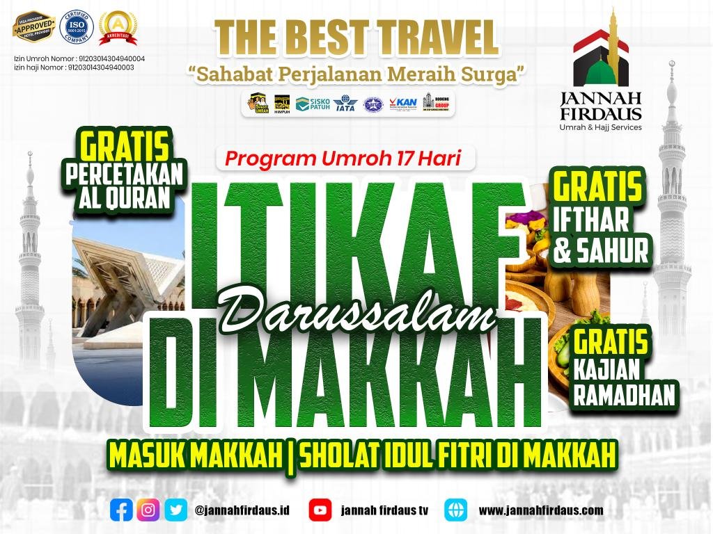 Paket Umroh itikaf Ramadhan